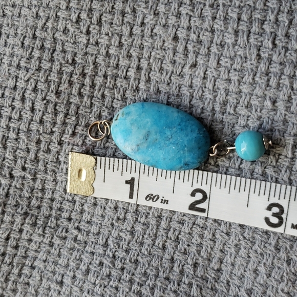 Blue stone pendant - Picture 5 of 5